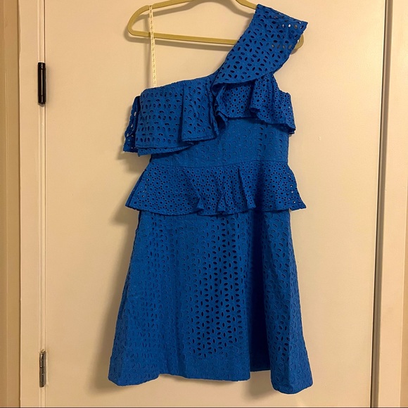 NWT Lilly Pulitzer Josey Eyelet Dress in Coastal Blue - Picture 5 of 6
